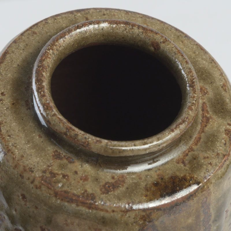 茶道具 丹波焼 尾中窯 市野信水造 肩衛茶入 仕覆付 共箱 V S508 - メルカリ