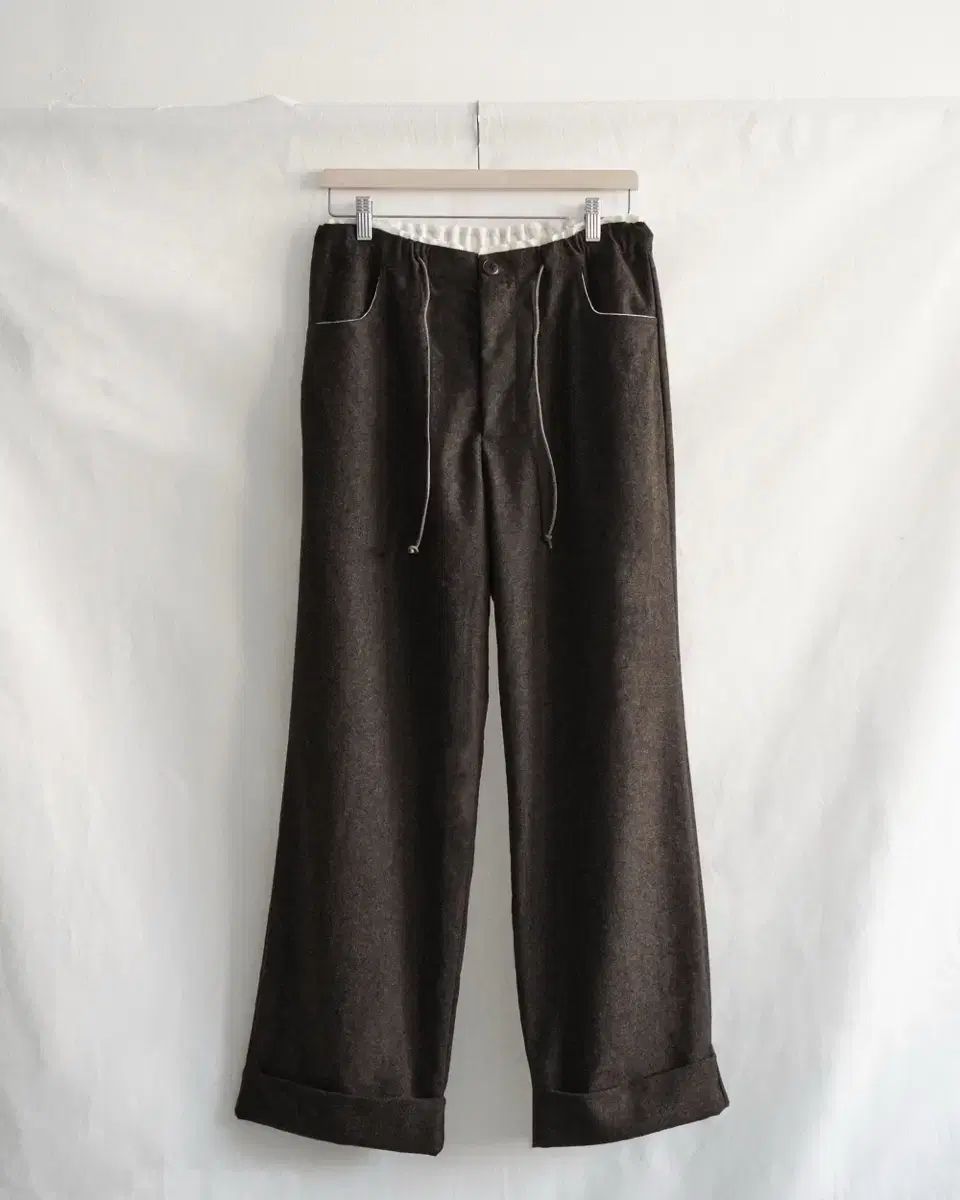 シーソルト ソルト ウール パジャマ パンツ ブラウン 2 サイズ