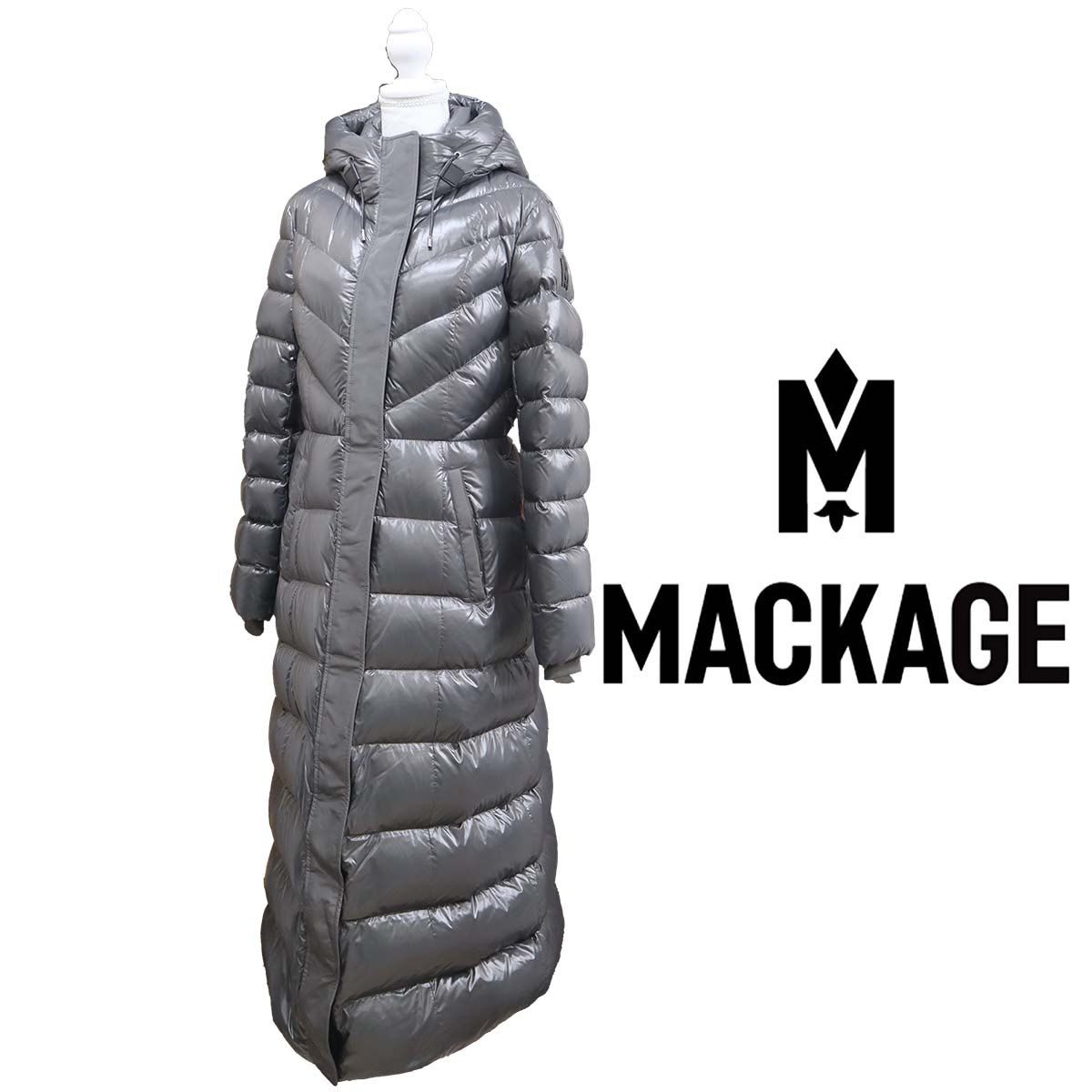 MACKAGE マッカージュ ダウンロングコート CALINA-R MM グレー