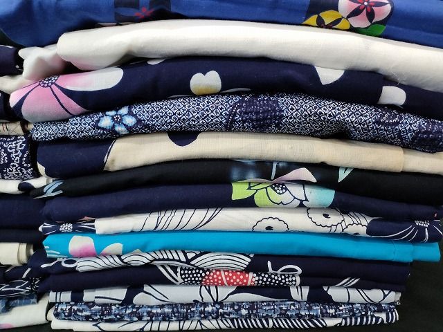  浴衣 まとめて 45点 蝶 薔薇 向日葵 朝顔 花柄 しじら織 など 着用 多数 あり se 3882 浴衣単品 浴衣