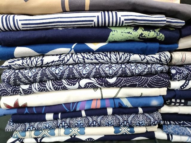 浴衣 まとめて 45点 蝶 薔薇 向日葵 朝顔 花柄 しじら織 など 着用 多数 あり se 3882