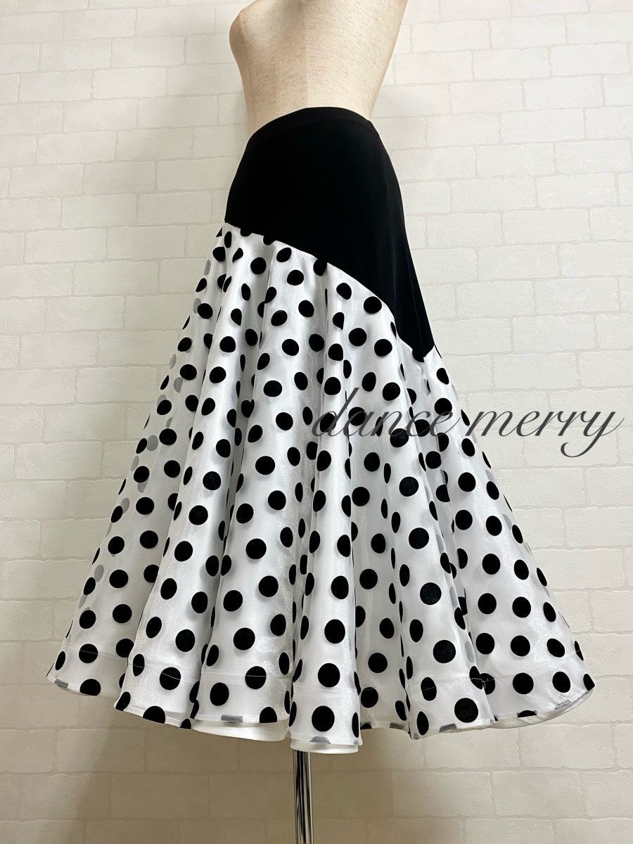 新品　豪華　社交ダンス　スカート　ベージュ　黒　上品　ワルツ　パーティ　4814 新品 豪華 社交ダンス スカート ベージュ 黒 上品 ワルツ パーティ