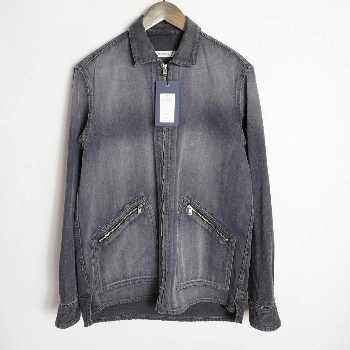 23 SS nonnative ノンネイティブ RANCHER SHIRT JACKET COTTON 10 oz DENIM VW NN SJ 4202 長袖 デニム シャツ ジャケット 1 黒1206 P