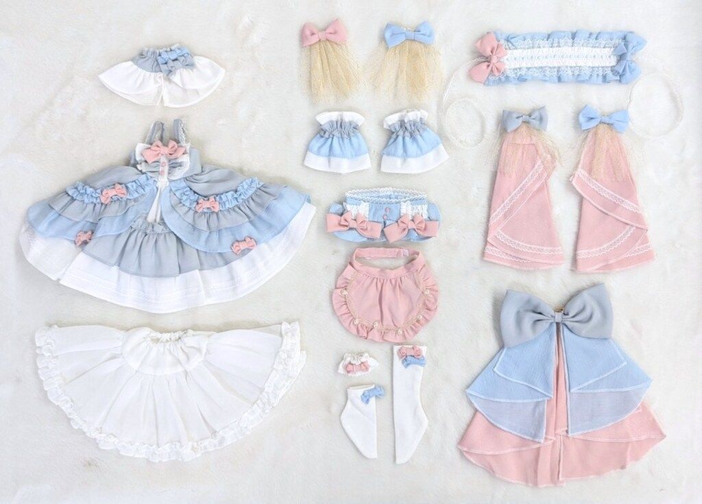 木茶動物園 ムジアドウブツエン 1 4ドールサイズ 魔女マカロン ブルー ピンク