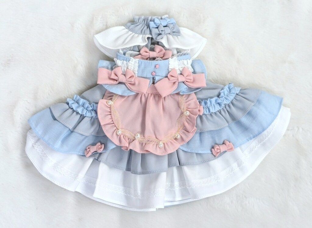 木茶動物園 ムジアドウブツエン 1 4ドールサイズ 魔女マカロン ブルー×ピンク