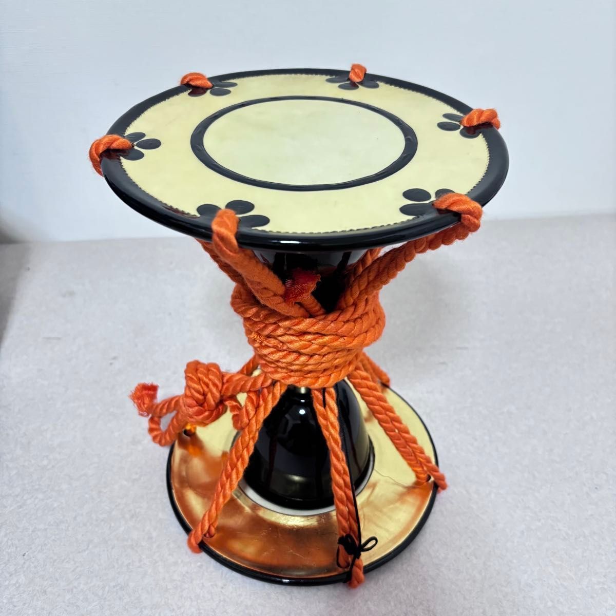 ア*バ様 ハードケース　小鼓　楽器 ☆【綺麗】本革 小鼓 ハードケース付 和楽器 - メルカリ