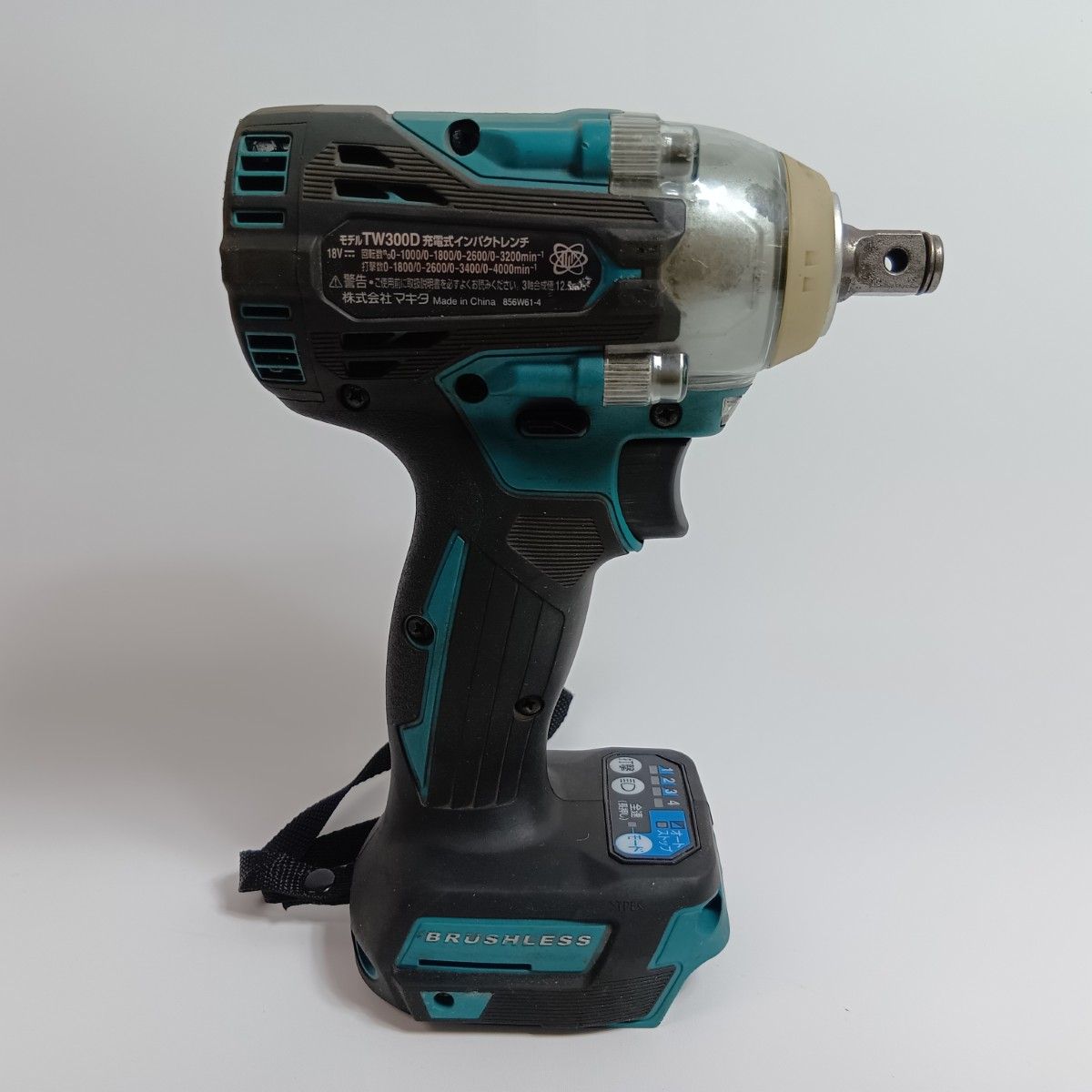 MAKITA マキタ インパクトレンチ TW 300 D ブルー 程度B 本体のみ コードレス式 18 v