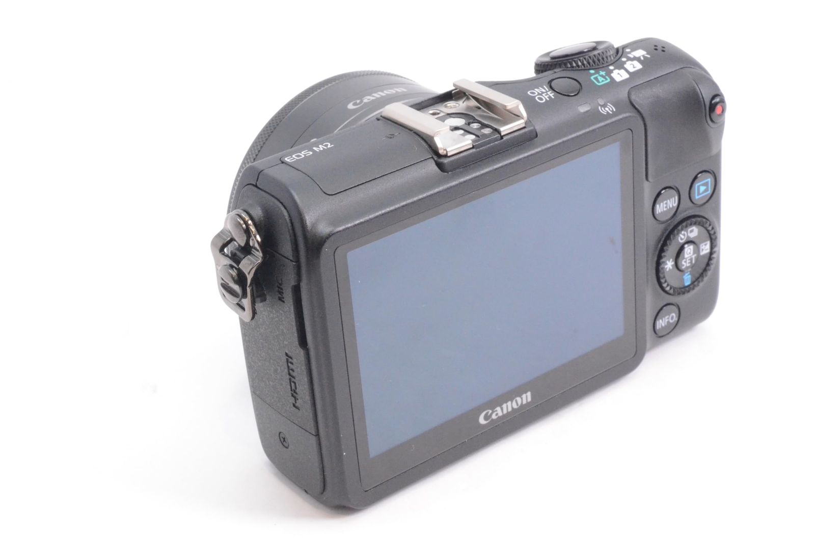 元箱、スピードライト付き美品】Canon キャノン EOS M2 ダブルレンズ