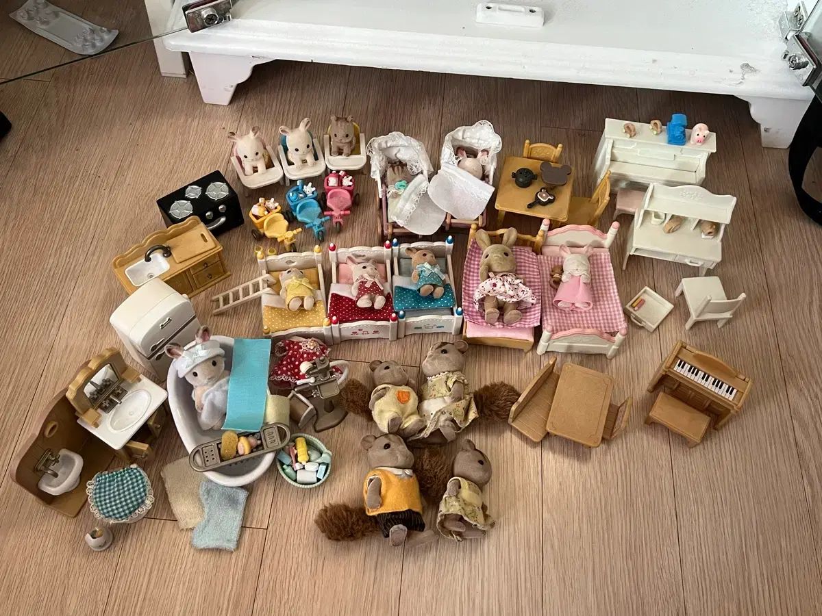 シルバニアファミリー リー 二階建て 子供園 フルセット