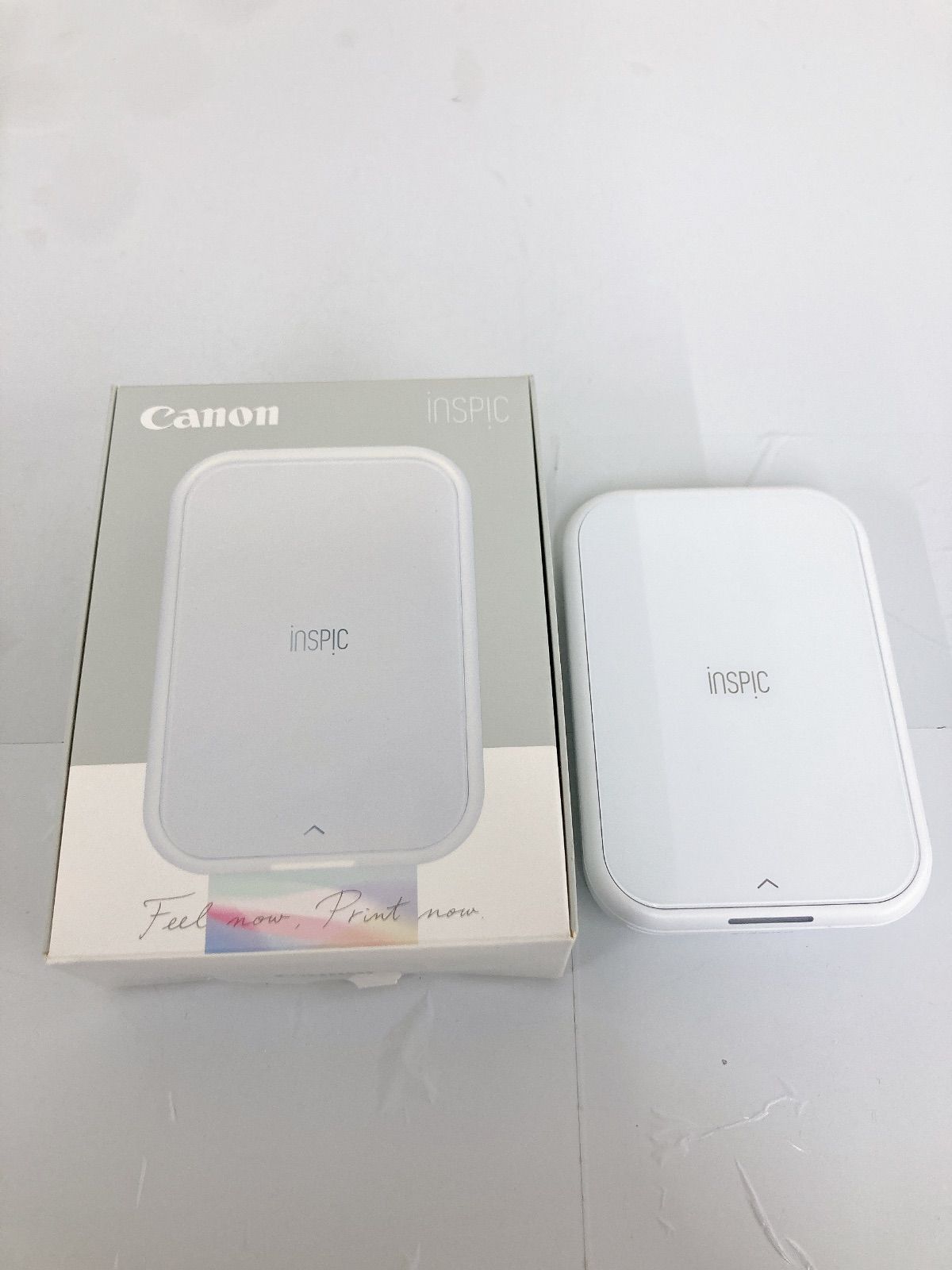 ２ 通電 済み Canon inspic PV 223 WH ミニフォトプリンター カメラ
