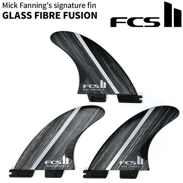 エフシーエス フィン FCS2 FCS II MF GLASS FIBRE FUSION SMOKE/WHITE