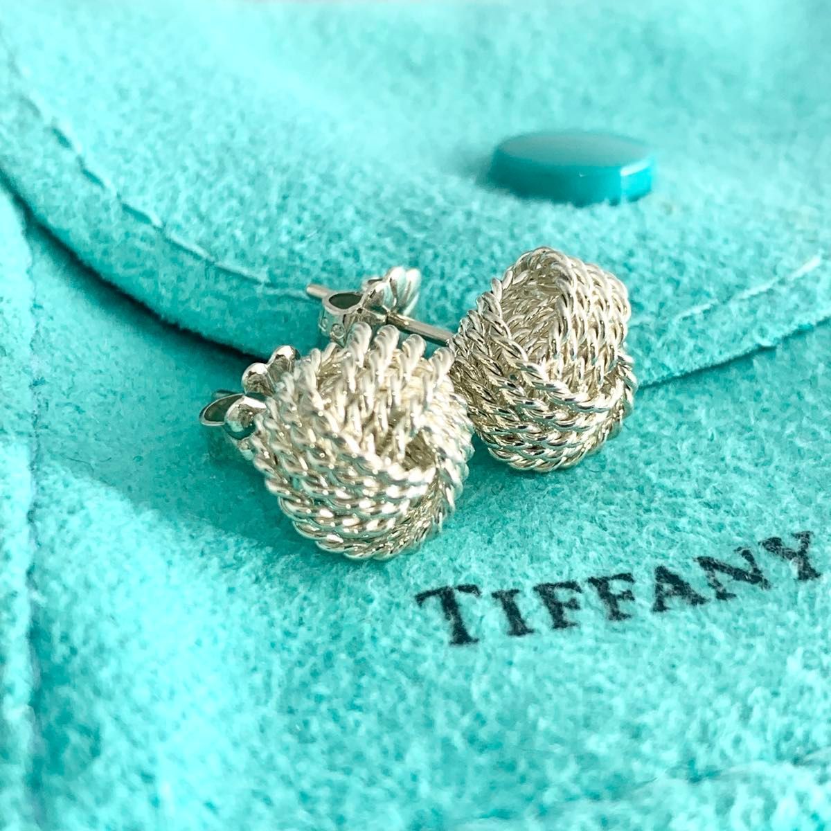 ティファニー サマセット メッシュ ボール ピアス 925 WK6 - メルカリ