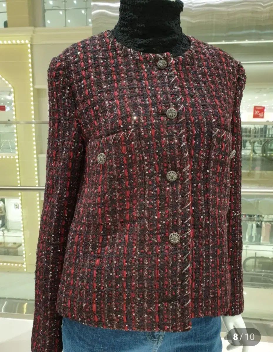 バレンシア スパンコールツイードジャケット
