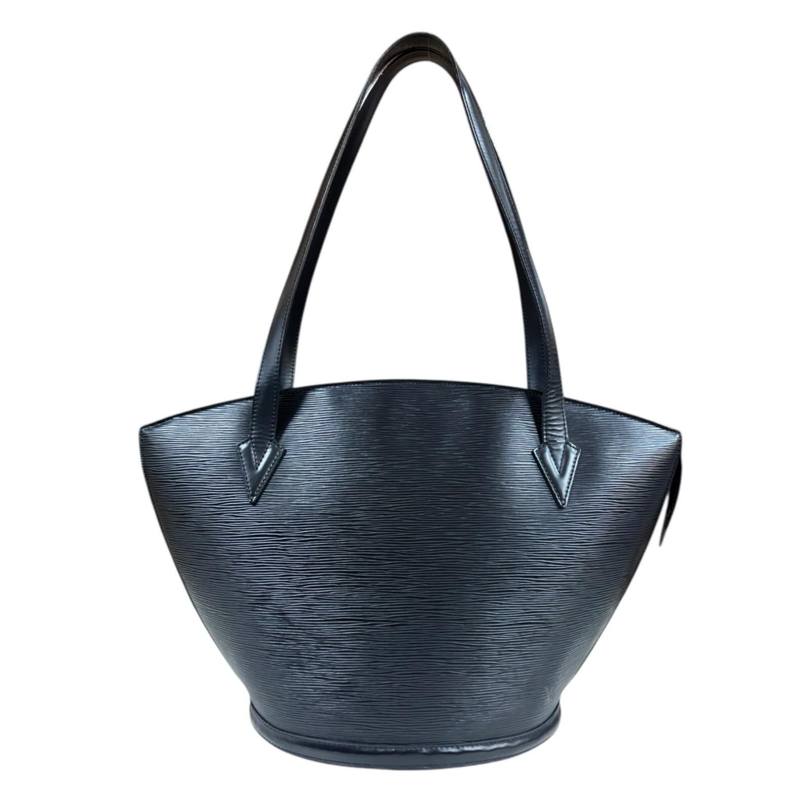 ルイヴィトン サンジャックショッピング エピ ショルダーバッグ エピレザー M 52262 ブラック レディース LOUIS VUITTON ルイ ヴィトン