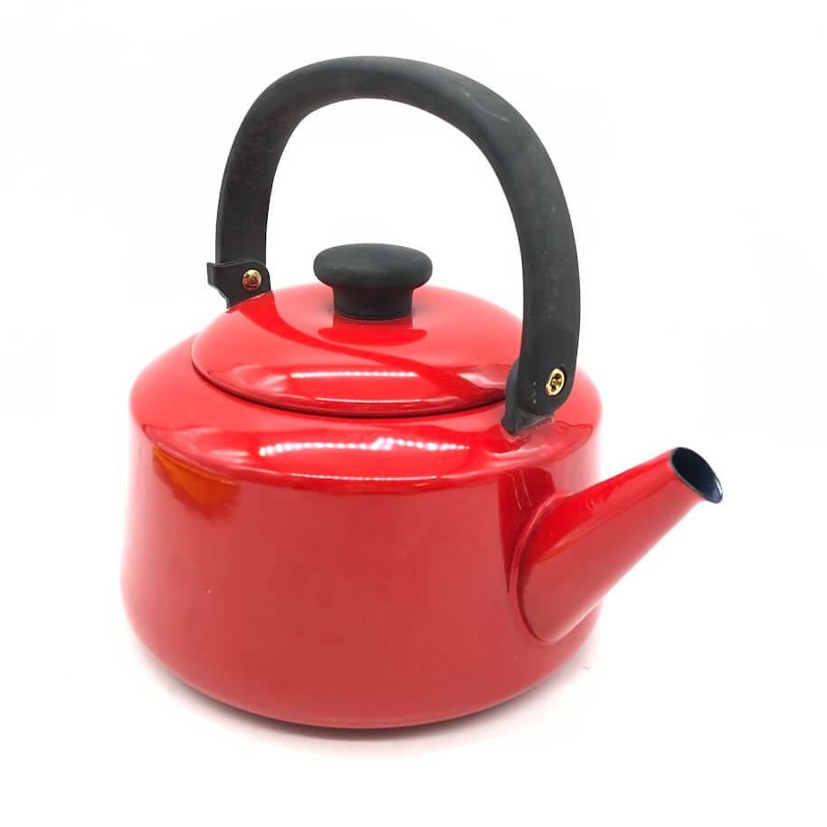 ss8236 【中古】 FUJI GLAMAX やかん 赤 2.6L IH対応 ケトル レッド