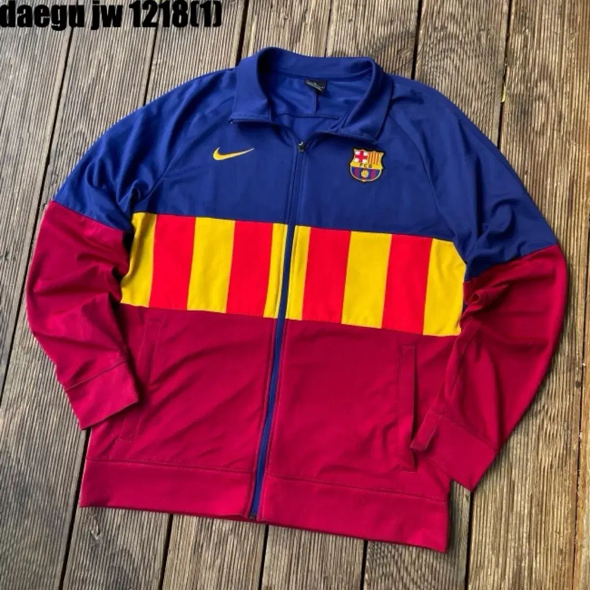 L-XL) NIKE ジップアップ ジャージ トラックジャージ サッカー