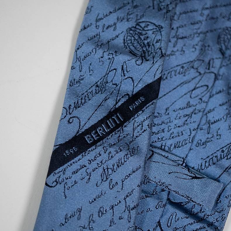 Berluti ベルルッティ クラシック スクリットパターン タイ