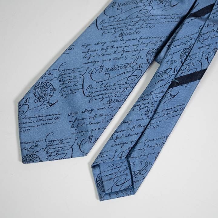 BERLUTI カリグラフィ ネクタイ Berluti ベルルッティ クラシック スクリットパターン タイ