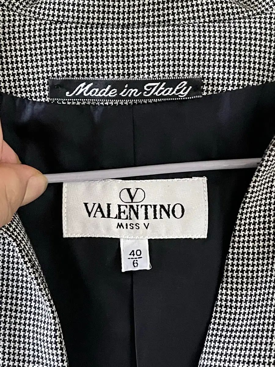 VALENTINO ハウンドトゥース パータン ジャケット
