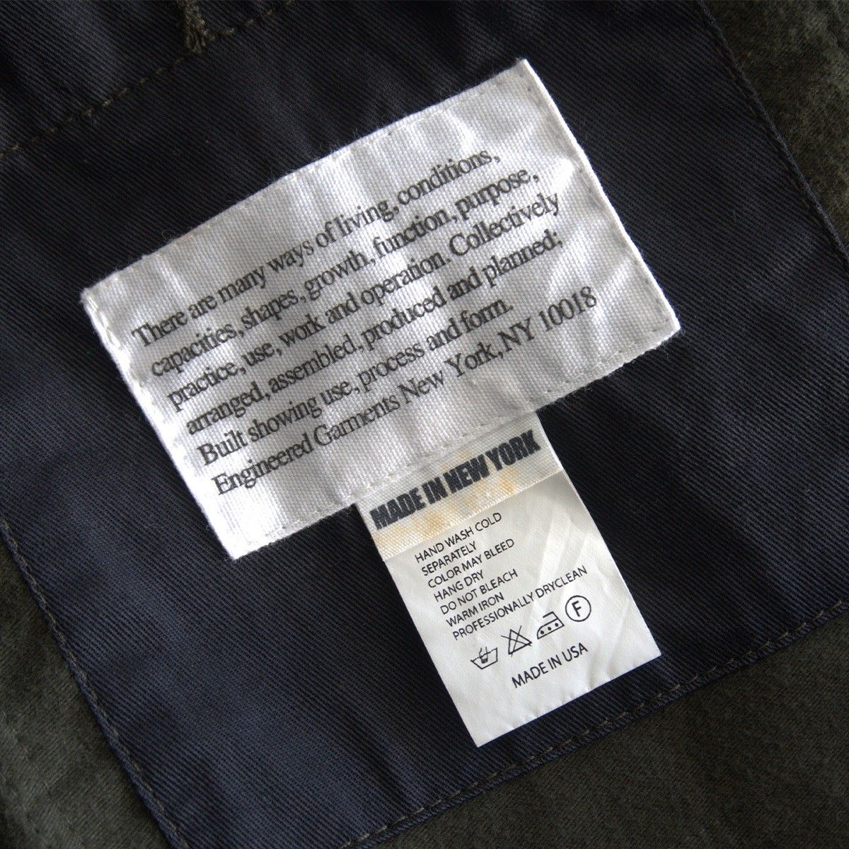 美品】Engineered Garments【MOLESKIN BEDFORD JACKET】M カーキ 