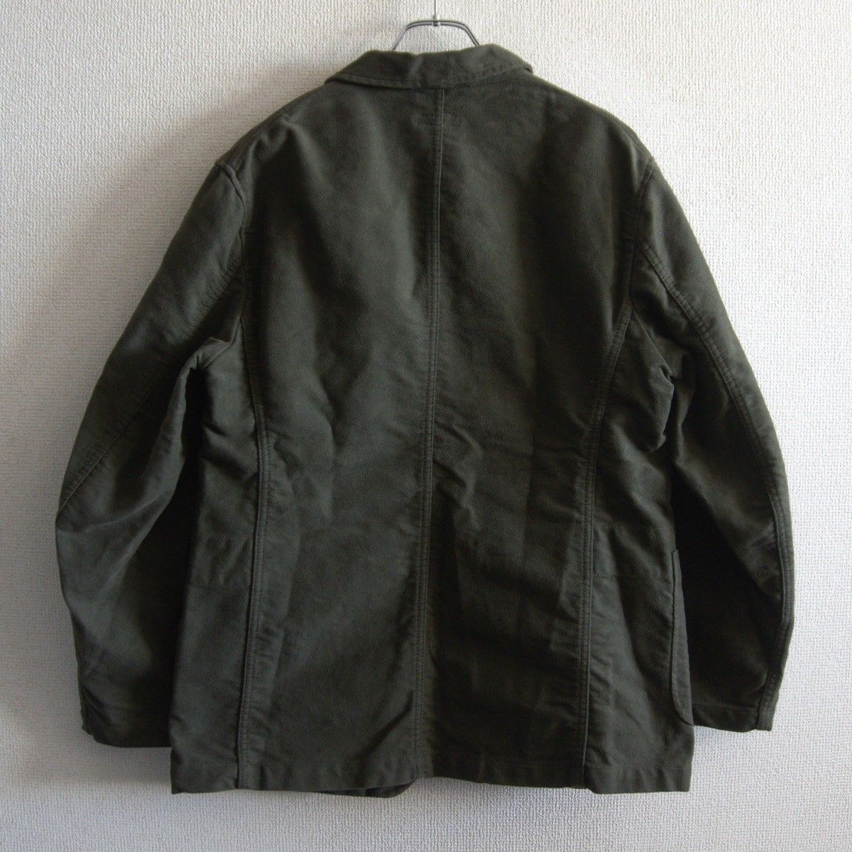 美品】Engineered Garments【MOLESKIN BEDFORD JACKET】M カーキ 