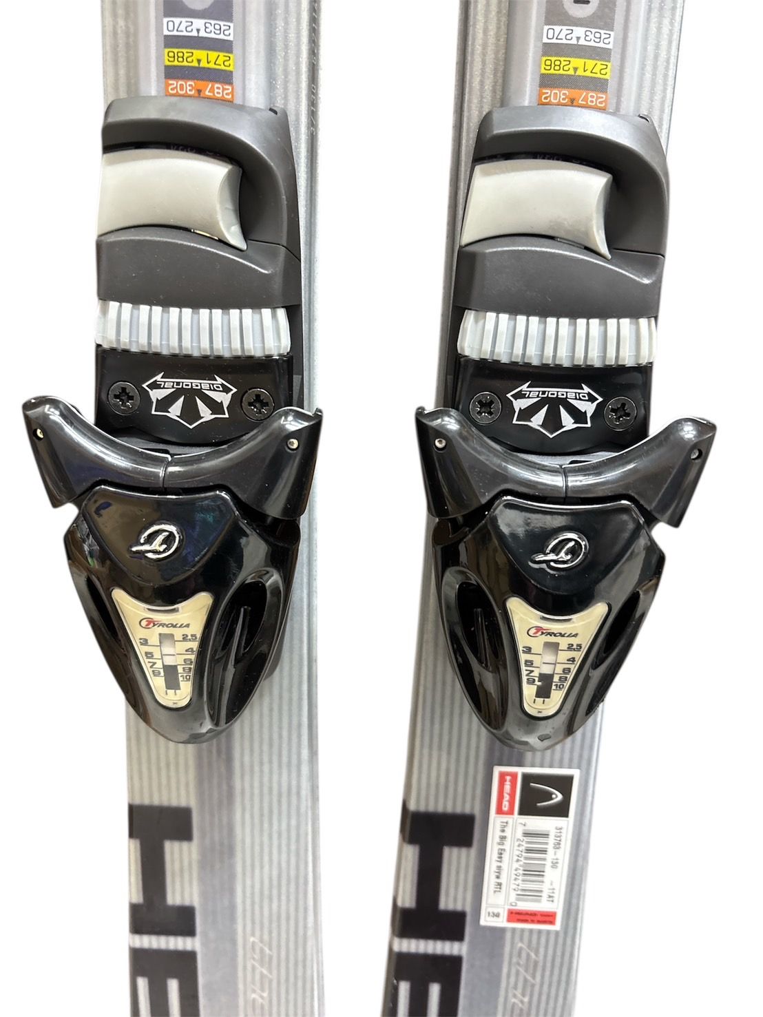 h10786 HEAD ヘッド ミッドスキー The Big Easy 130 ショートスキー