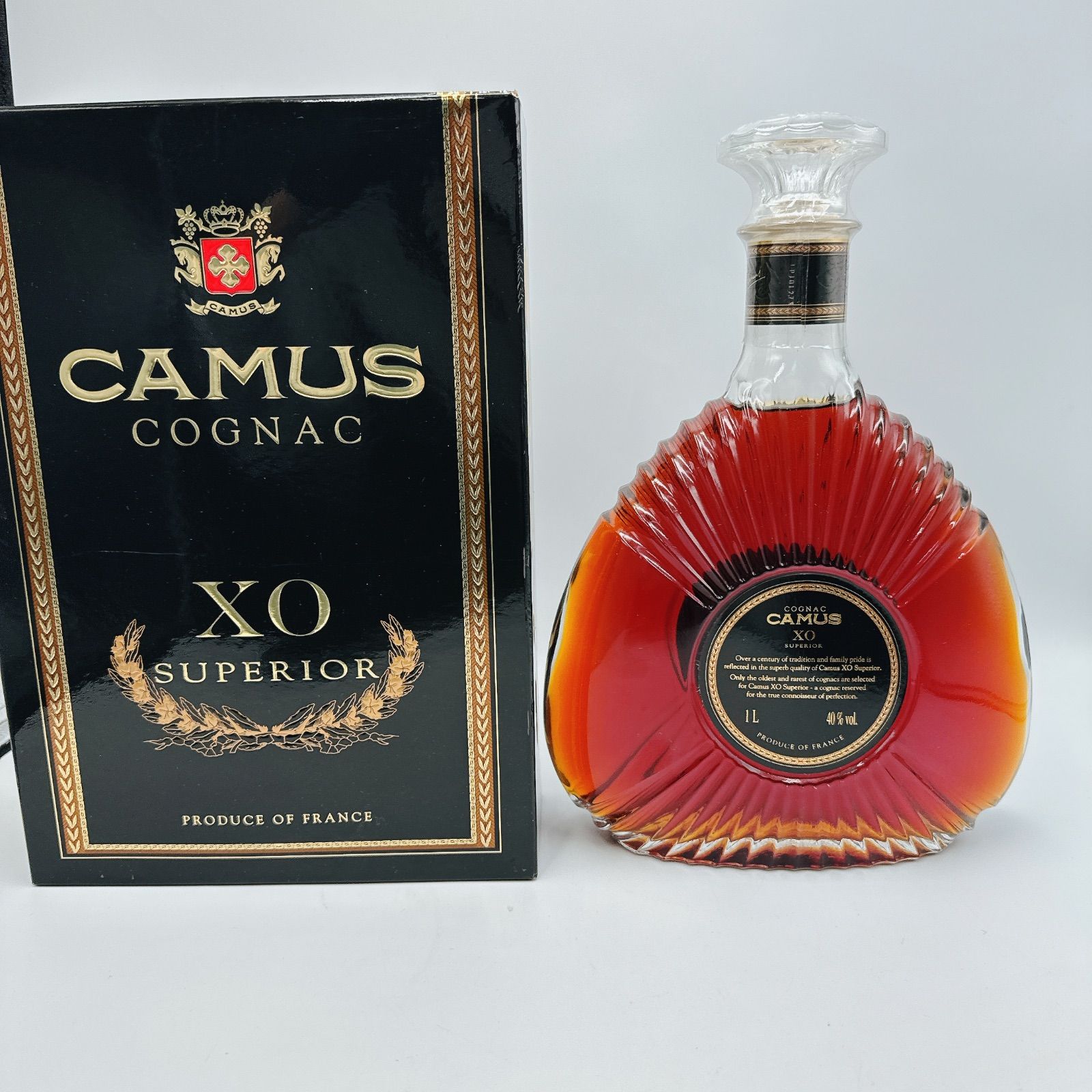 未開栓】CAMUS COGNAC X.O Superior 1L 2024 ブランデー ☆ 未開栓