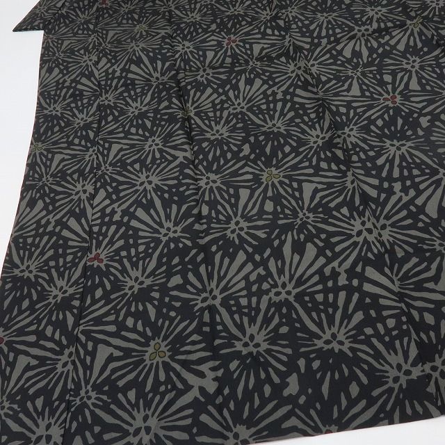 六花-RIKKA- 正絹 単衣 半衿 居敷当付 ワイドサイズ 袖無双 ちらちら ぱっ の若松 長襦袢 着物 A 4206