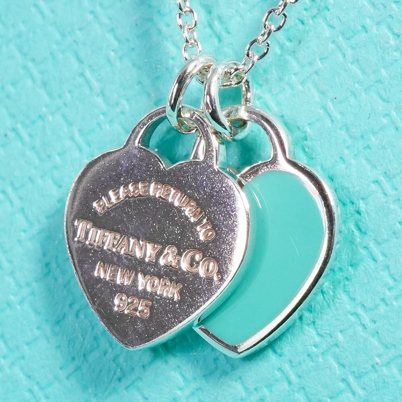 極美品　ティファニー　リターントゥ　ダブルハート　ネックレス　シルバー　925 極美品 ティファニー リターントゥ ダブル ハート ネックレス/25-2149S