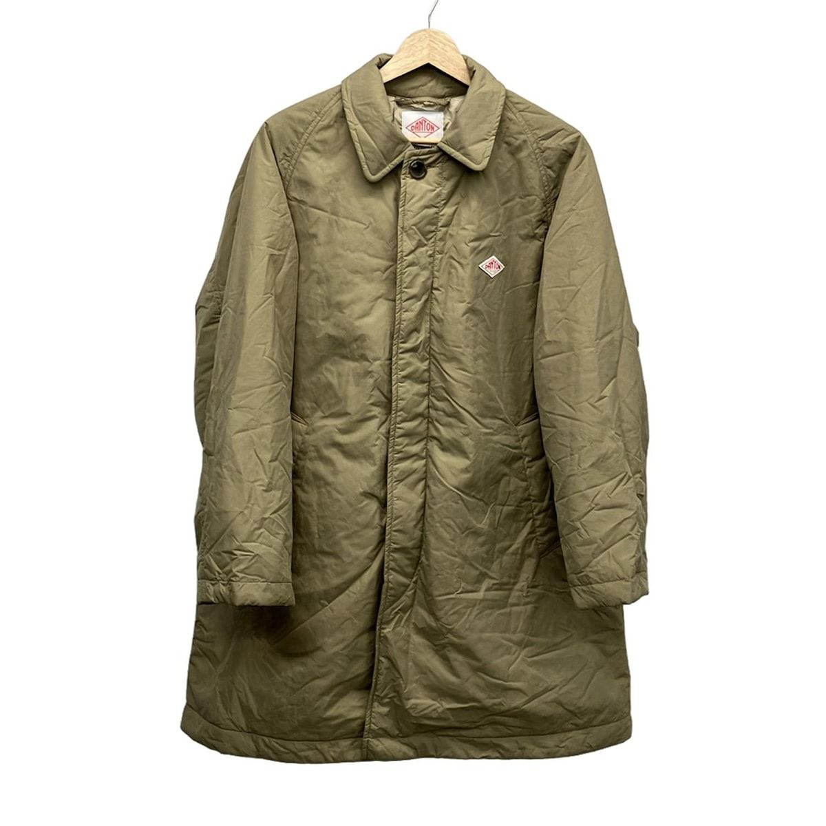 DANTON ダントン コート サイズS レディース グレーベージュ 長袖 中綿 冬