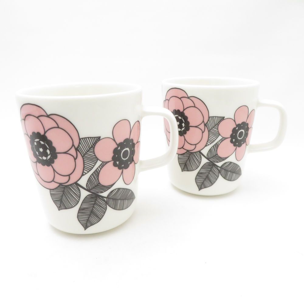 marimekko マリメッコ ケスティト マグカップ スクエアプレート 3点 セット ティー コーヒー 皿 トレイ 北欧