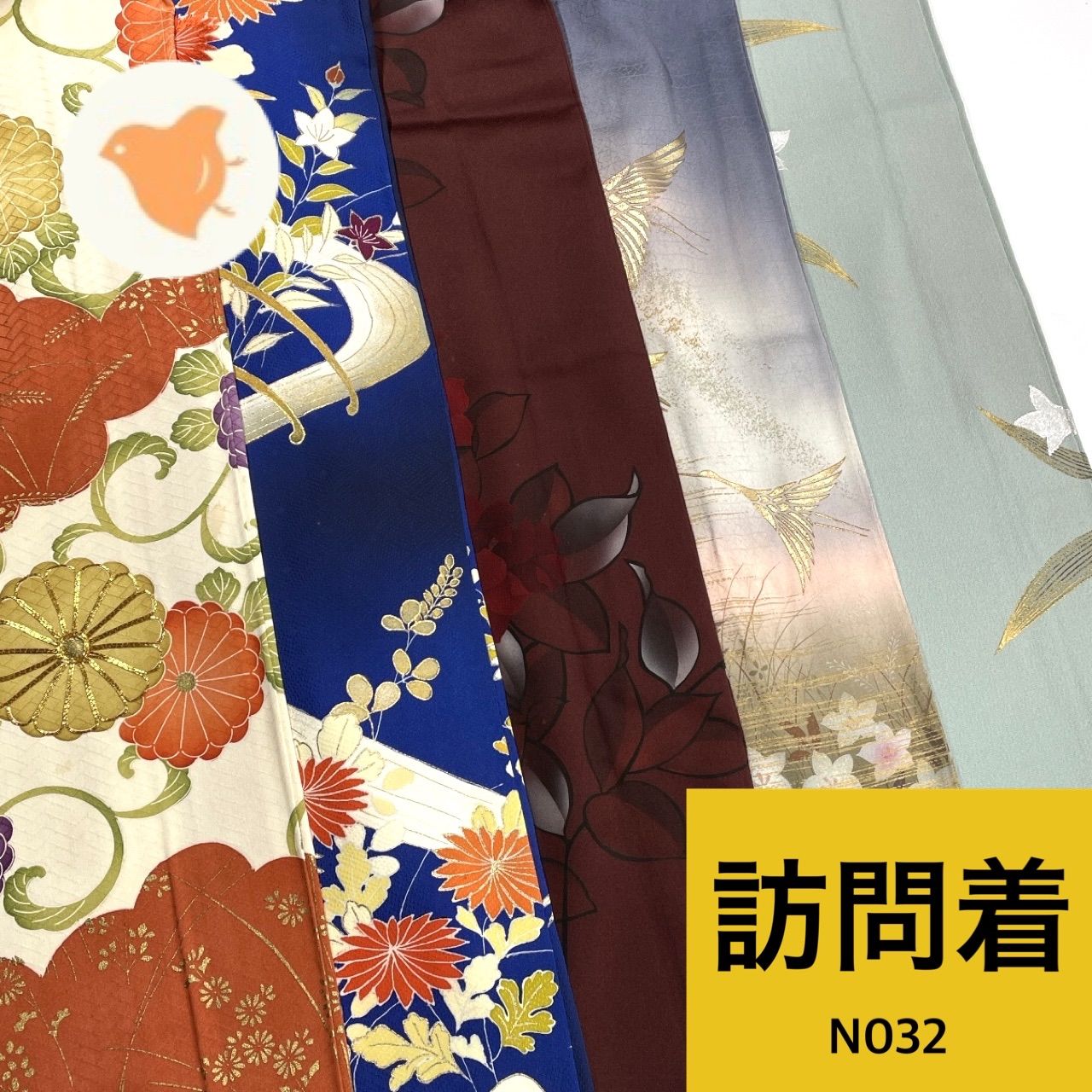 専用品物になります【着物8点 帯1点 まとめ依頼品物 】 洗える着物 セット 「袷着物＋京袋帯＋帯揚げ＋帯締めの4点セット 全8