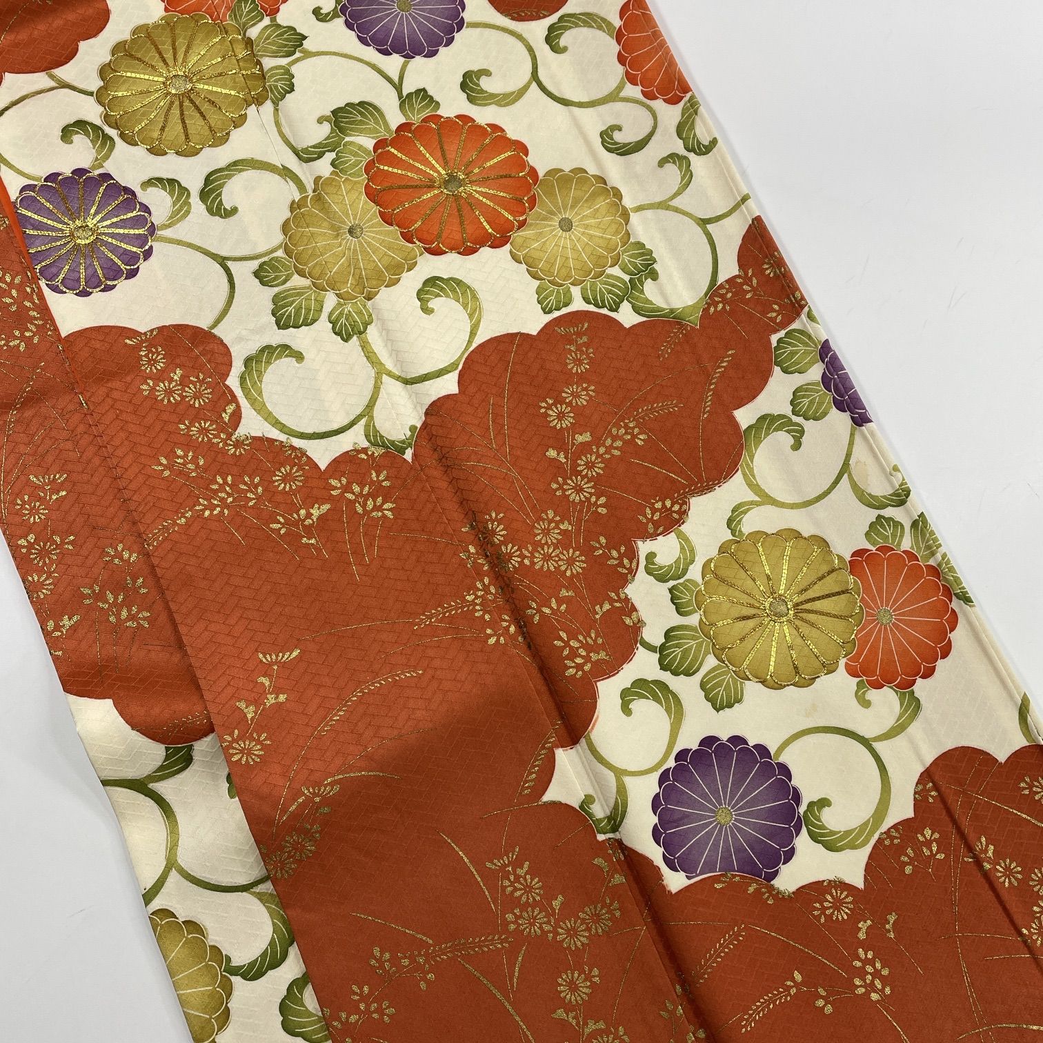 【着物まとめ売り】正絹訪問着10枚 着用可　リメイク素材　目立った汚れなし 訪問着 5枚 正絹 着物まとめ売り 同梱購入歓迎 リメイク用 着付け練習