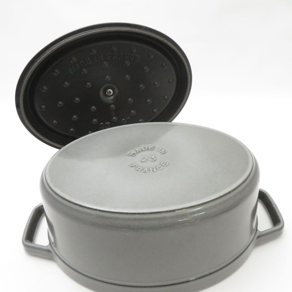 STAUB ストウブ ピコ ココット オーバル 23 9 両手鍋 料理