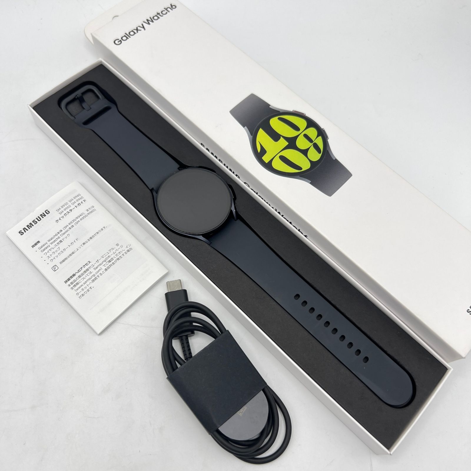 SAMSUNG Galaxy Watch 6 44 mm SM グラファイト ギャラクシーウォッチ スマートウォッチ 本体