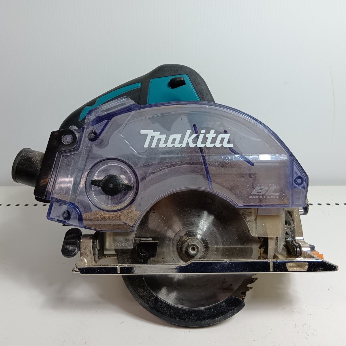 MAKITA マキタ 丸のこ KS 511 D ブルー 程度BC ケース付 コードレス式 125 mm 18 v キズ ヨゴレ有