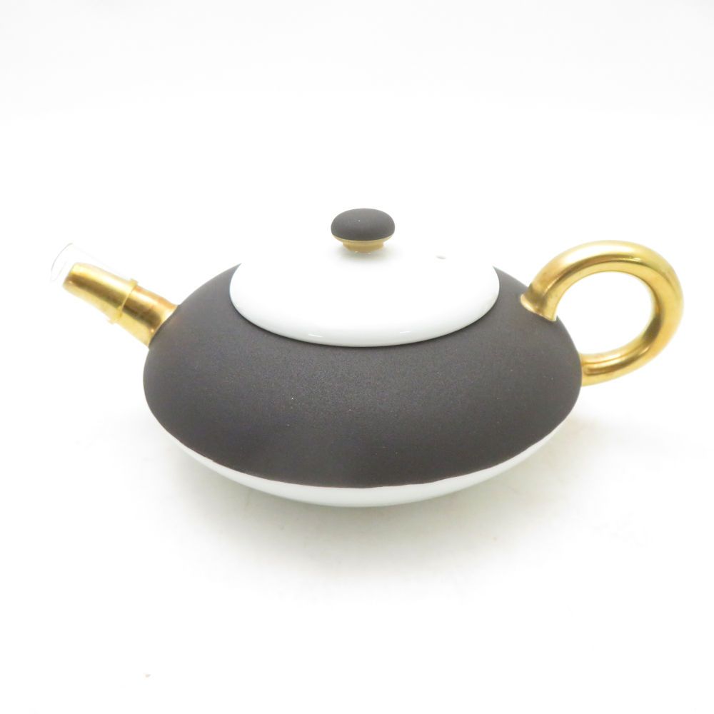 Fukagawa Seiji 深川製磁 玉露急須 墨 黒