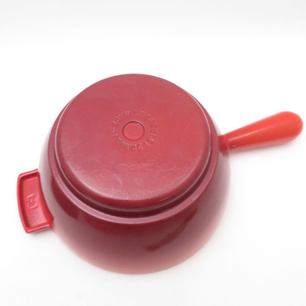 美品 Le Creuset ルクルーゼ フォンデュセット 0.7L/20cm 片手鍋