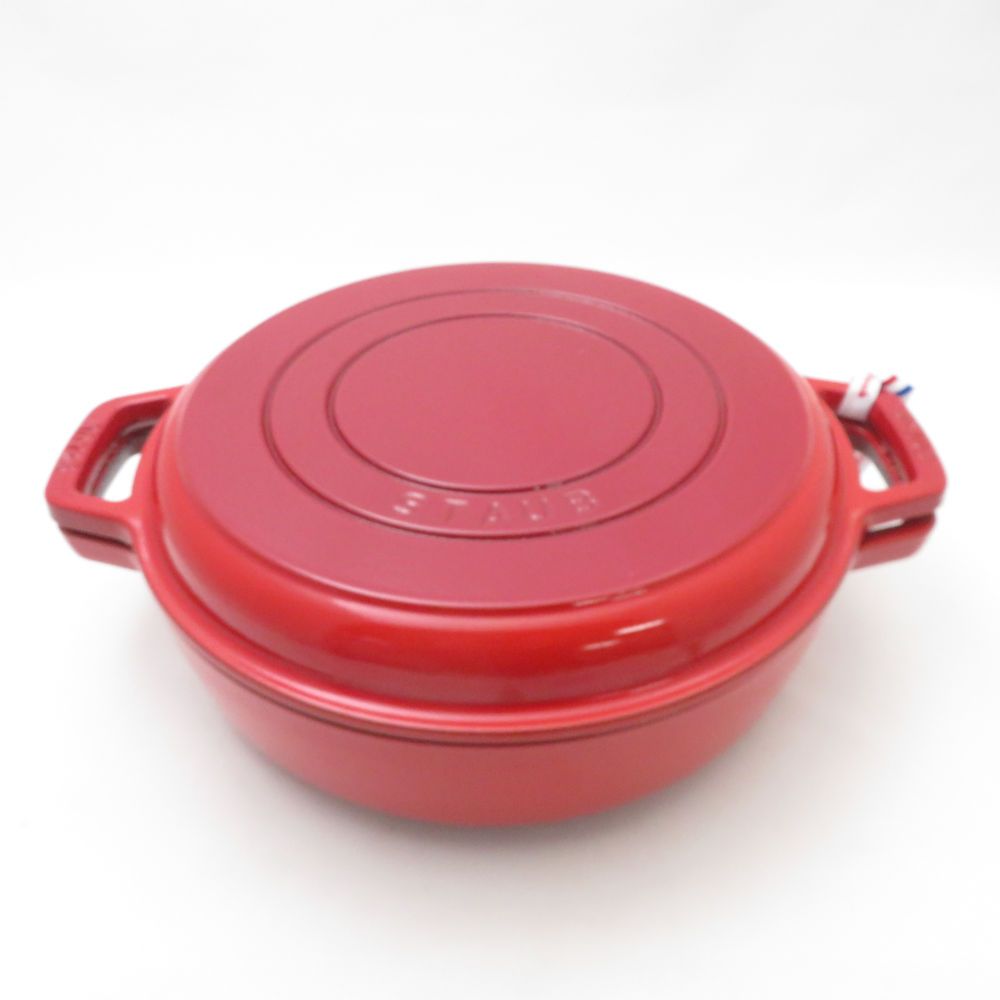未使用 STAUB ストウブ ジャポネスク sukiyaki＆グリルパン チェリー