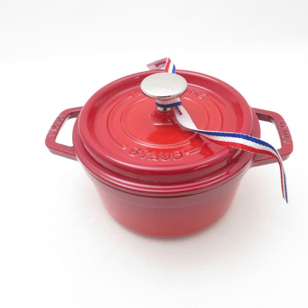 未使用 STAUB ストウブ ピコ ココットラウンド 両手鍋 16cm 1.2L