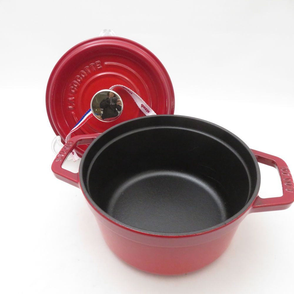 未使用 STAUB ストウブ ピコ ココットラウンド 両手鍋 16cm 1.2L