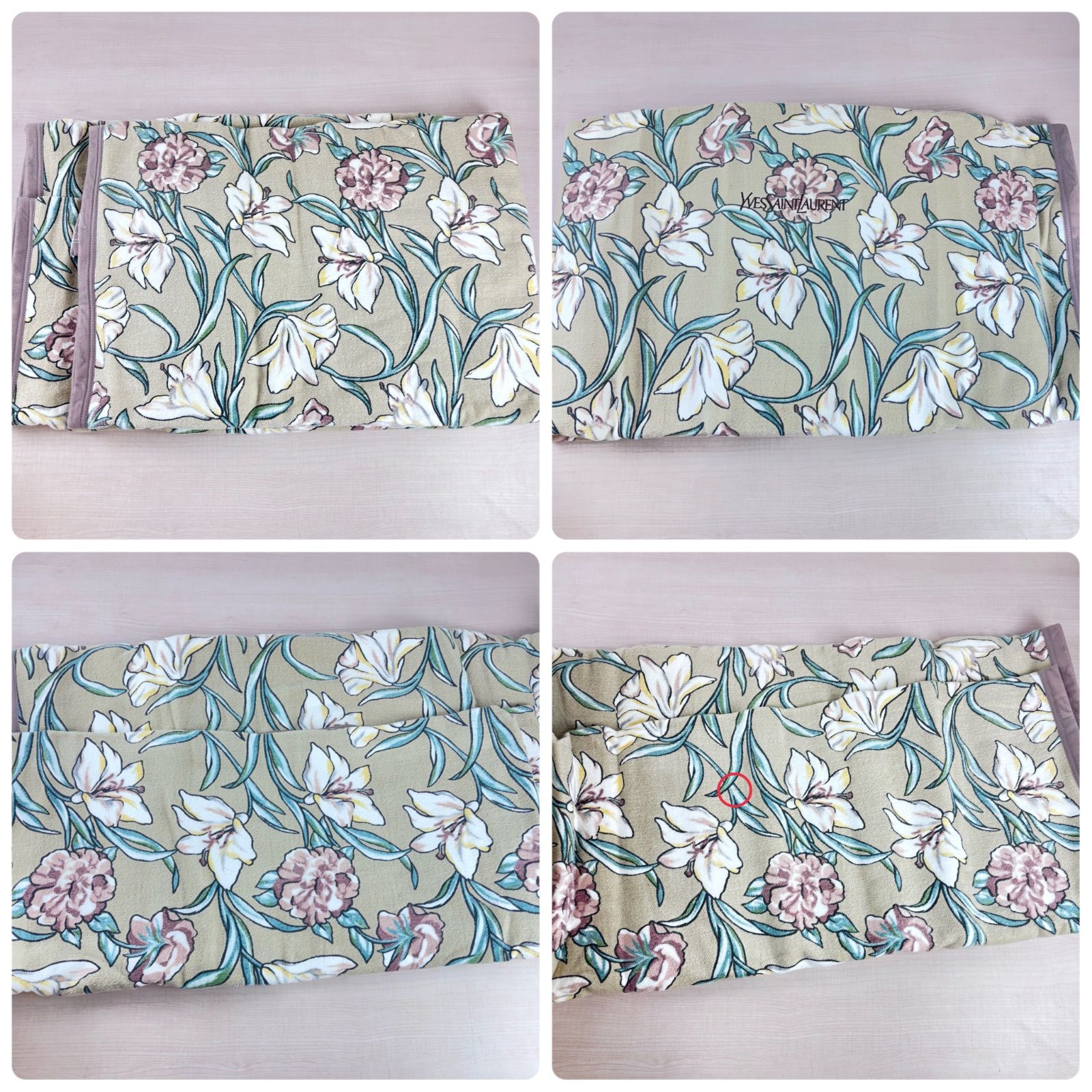 YVESSAINTLAURENT 綿毛布 2P 140×200cm 綿100％ - メルカリ