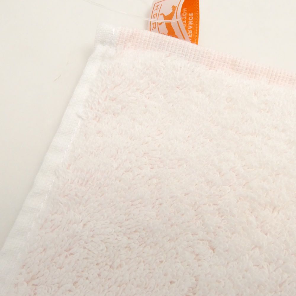 HERMES エルメス カレタオル カヴァル ハンドタオル コットン100％ ハンカチ AM 7822 ハンカチ 小物