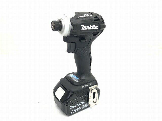  makita マキタ 18 V 充電式インパクトドライバ 黒 バッテリー 6.0 Ah 充電器 ケース付き 電動インパクトドライバー ドリル ドライバー レンチ