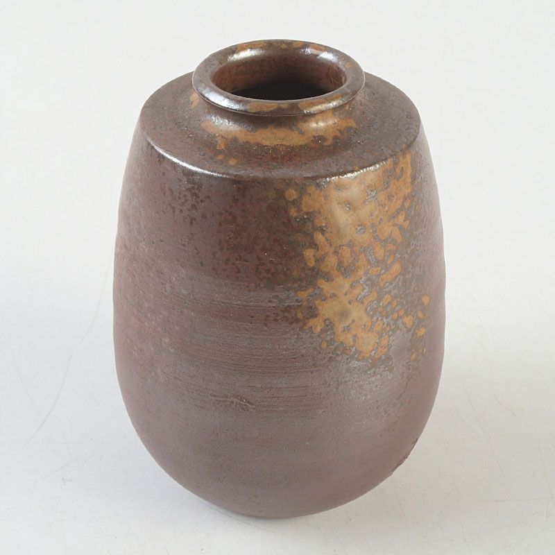 茶道具 備前焼 木村陶峰造 肩衝茶入 仕覆付 共箱 V S518 - メルカリ