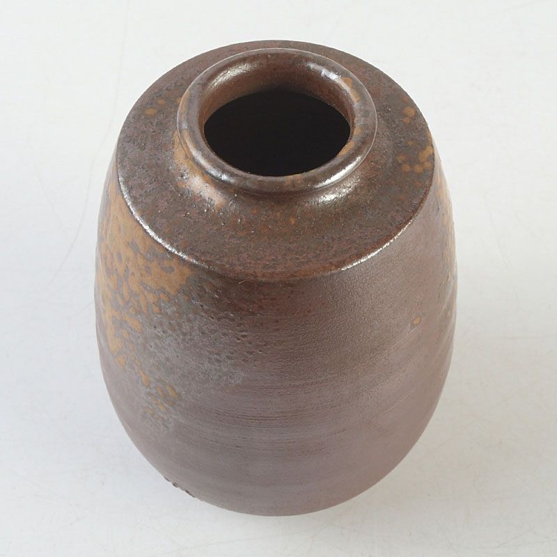 茶道具 備前焼 木村陶峰造 肩衝茶入 仕覆付 共箱 V S518 - メルカリ