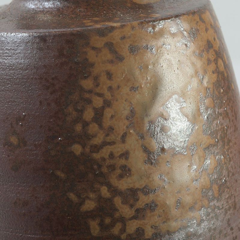 茶道具 備前焼 木村陶峰造 肩衝茶入 仕覆付 共箱 V S518 - メルカリ