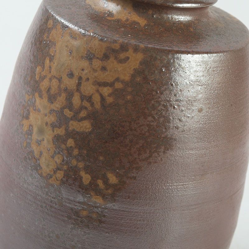 茶道具 備前焼 木村陶峰造 肩衝茶入 仕覆付 共箱 V S518 - メルカリ