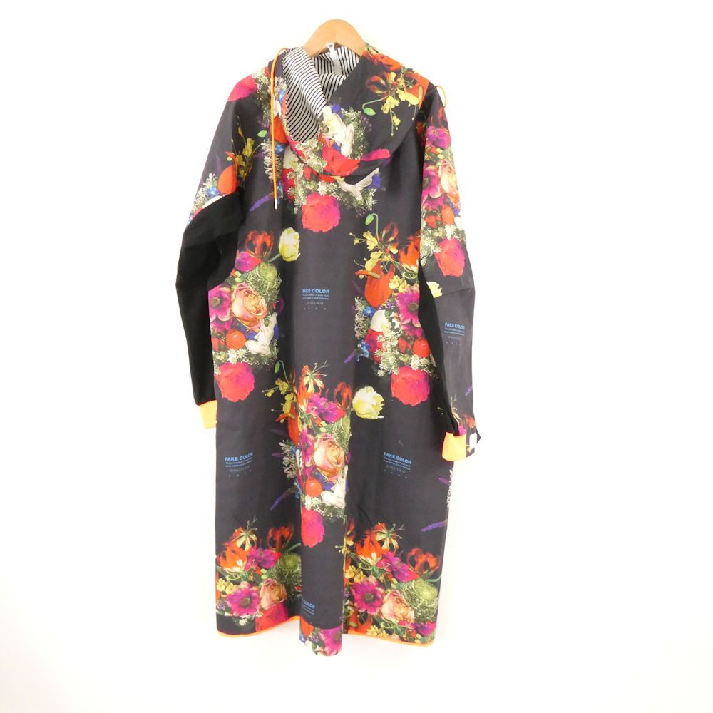 RBTXCO アールビーティ フェイクフラワーモッズコート コート F コットン100％ ロング フード