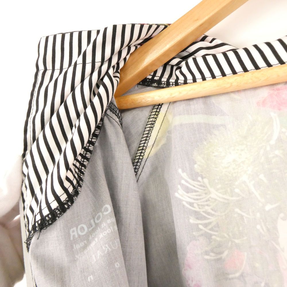 未使用 RBTXCO アールビーティ フェイクフラワーモッズコート コート F